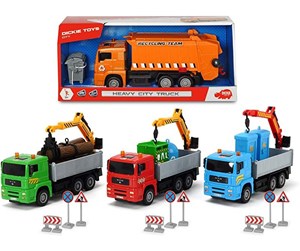 Leketøysbil - SIMBA DICKIE GROUP Simba - Dickie Heavy City Truck Assorted (1pc) - 203744003