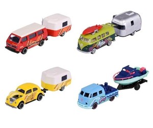 Leketøysbil - Majorette VW The Originals Trailer Assorted 13cm - 212055007