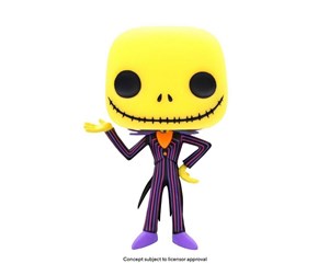 Reklameartikler - Funko! - POP! JACK SKELLINGTON (BLACK LIGHT) - THE NIGHTMARE BEFORE CHRISTMAS - Figur - 0889698639606