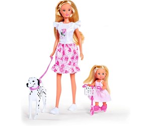 Dukker, Bamser & Utstyr - SIMBA DICKIE GROUP Steffi LOVE - Cute Walk Doll Set 12/29cm - 105733605