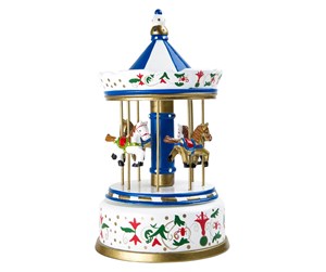 Treleker - Small Foot - Wooden Music Box Carousel Love Story - 10156