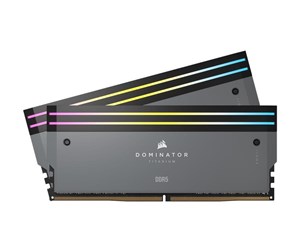 RAM - Corsair Dominator Titanium DDR5-6000 - 32GB - CL30 - Dual Channel (2 pcs) - AMD EXPO & Intel XMP - Grå med RGB - CMP32GX5M2B6000Z30