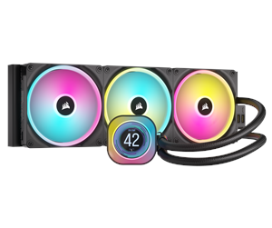 Prosessor-kjøler - Corsair iCUE LINK H170i LCD RGB - Black - CPU Vannkjøling - Max 37 dBA - CW-9061009-WW