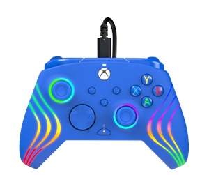 Spill - Tilbehør - PDP Afterglow Wave - Blue - Controller - Microsoft Xbox One - XSX122AWWCBL