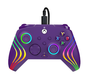 Spill - Tilbehør - PDP Afterglow Wave - Purple - Controller - Microsoft Xbox One - XSX122AWWCPU