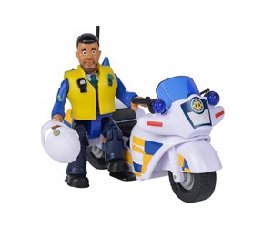 Leketøysbil - SIMBA DICKIE GROUP Fireman Sam Police Motorbike incl. Figurine 7.5cm - 109251092038