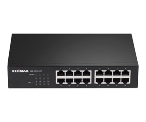 Switch/splitter - Edimax GS-1016 V2 - switch - 16 ports - rack-mountable - GS-1016 V2