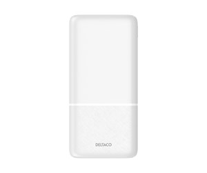 Nødlader - Deltaco PB-C1006 Nødlader - Hvit - 20000 mAh - PB-C1006