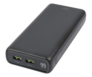 Nødlader - Deltaco PB-C1004 Nødlader - Svart - 20000 mAh - PB-C1004