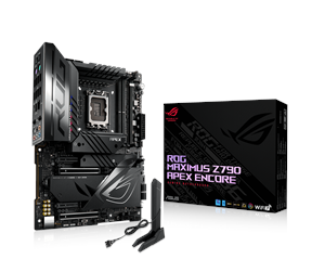 Hovedkort - ASUS ROG MAXIMUS Z790 APEX ENCORE Hovedkort - Intel Z790 - Intel LGA1700 socket - DDR5 RAM - ATX - 90MB1FX0-M0EAY0