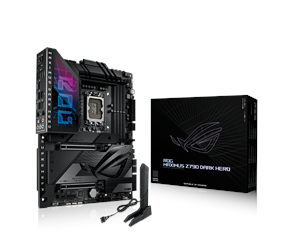 Hovedkort - ASUS ROG MAXIMUS Z790 DARK HERO Hovedkort - Intel Z790 - Intel LGA1700 socket - DDR5 RAM - ATX - 90MB1F90-M0EAY0