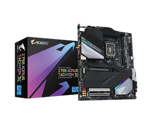 Hovedkort - GIGABYTE Z790 AORUS TACHYON X Hovedkort - Intel Z790 - Intel LGA1700 socket - DDR5 RAM - Extended ATX - Z790 AORUS TACHYON X