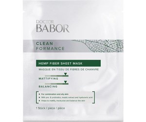 Ansiktspleie - BABOR Clean Formance Hemp Fiber Sheet Mask - 4015165358282