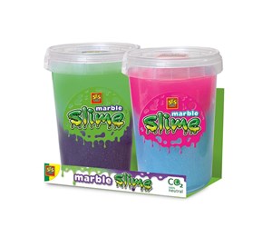 Kreative leker - SES Marble Slime - Duo pack 400gr - 15025