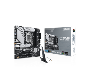 Hovedkort - ASUS PRIME B760M-A WIFI (V2) Hovedkort - Intel B760 - Intel LGA1700 socket - DDR5 RAM - Micro-ATX - 90MB1EL0-M1EAY0