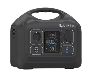 Kraftstasjon - Lippa power station 595 Wh - Black - LPPS-595