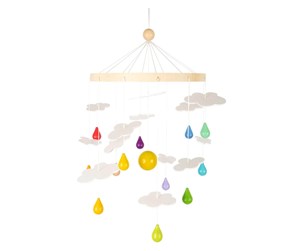 Babyleker - Small Foot - Wooden Baby Mobile Rainbow - 12335