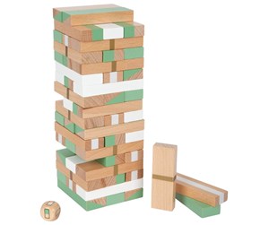 Brettspill & Puslespill - Small Foot - Wooden Wobble Tower Game Gold Edition - 12217