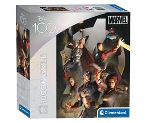 Puslespill - Clementoni Puzzle Disney 100 Years - Avengers 1000st. Gulv - 39721