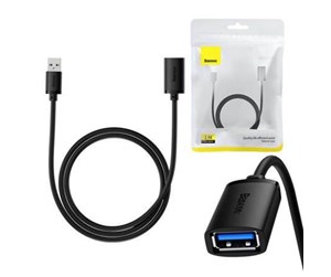 USB - Baseus USB 3.0 Extension cable  male to female AirJoy Series 1m (black) - B00631103111-00