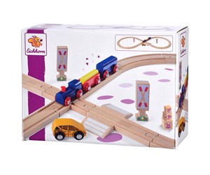 Treleker - Eichhorn Train Track 8 Figure Playset 27dlg. - 100006202