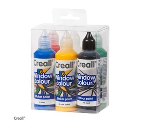 Kreative leker - Creall Window Paint Set 6x80ml - 20600