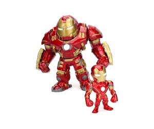 Figurer - SIMBA DICKIE GROUP Marvel Figure 15cm Hulkbuster+5cm Iron Man Metalfigure - 4006333065095