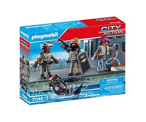 Playmobil - Playmobil City Action - SWAT-figursett - 71146