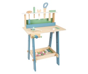 Kreative leker - Small Foot - Wooden Workbench Nordic 30dlg. - 11375