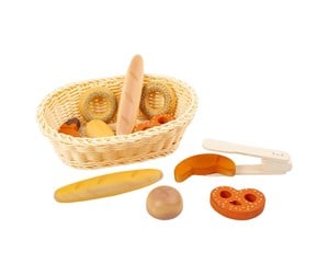 Rollelek - Small Foot - Plastic Bread Basket with Play Food Bread 12dlg. - 11444