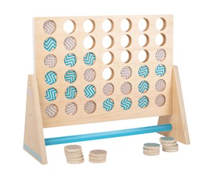 Brettspill & Puslespill - Small Foot - Wooden Game Four in a Row XXL 43dlg. - 12031