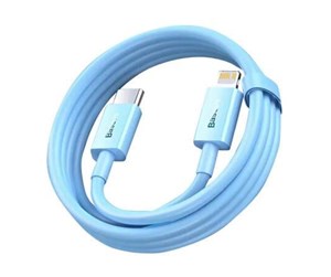 USB - Baseus USB-C to Lightning cable  .PD 20W 1m (blue) - CAYS001903