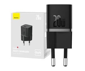 Strømkabel (intern) - Baseus Mini wall charger  GaN5 20W (black) - CCGN050101