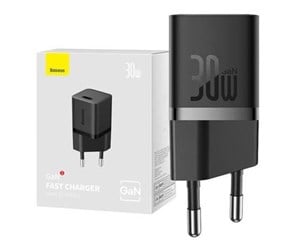 USB - Baseus Mini wall charger  GaN5 30W (black) - CCGN070401