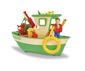 Leketøysbil - SIMBA DICKIE GROUP Fireman Sam Charlie's Fishing Boat - 109251074