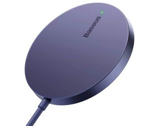 Mobil - Adaptere og ladere - Baseus Magnetic Wireless Charger  Simple Mini3 15W (Dusty purple) - CCJJ040205