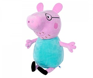 Peppa Gris - SIMBA DICKIE GROUP Peppa Pig Plush Papa Pig 37cm - 109261005