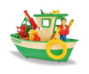 Leketøysbil - SIMBA DICKIE GROUP Fireman Sam Charlie's Fishing Boat with Figure - 109252574