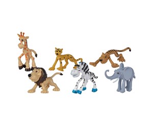 Figurer - SIMBA DICKIE GROUP Funny Animals - Safari 6pcs - 104322457