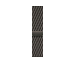 Smartklokke - Tilbehør - Apple 45mm Graphite Milanese Loop - MTJQ3ZM/A