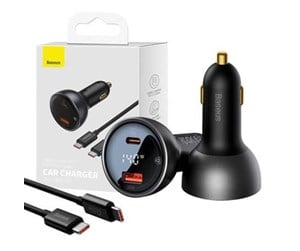 Mobil - Adaptere og ladere - Baseus Car charger  Superme USB USB-C 140W (black) - CGZX070001