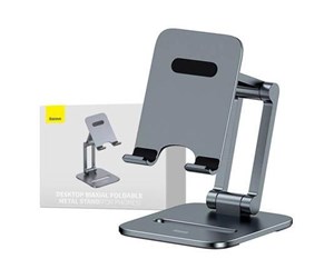 Mobil - Andre tilbehør - Baseus Stand holder  Biaxial for phone (grey) - LUSZ000013