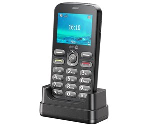 Mobiltelefoner - Doro 1881 4G - Black - 8500