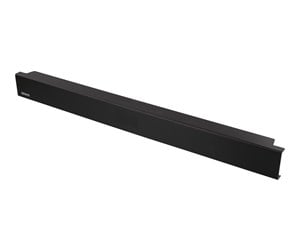 Tilbehør - Deltaco 19-8 19" 1U plastic cover patch panel screw-free installation black - 19-8