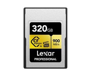 Minnekort - Lexar Professional GOLD CFexpress Pro Type A - 320GB - LCAGOLD320G-RNENG