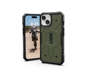 Mobil - Deksel og etui - UAG Pathfinder MagSafe - olive drab - iPhone 15 - 114291117272