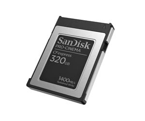 Minnekort - SanDisk PRO-CINEMA - Flash memory - 1700MB/s - 320GB - SDCFEC-320G-GN4NN