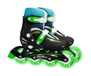 Skating - Skids Control Adjustable inlinners w. light size 30-33 - LIN60226