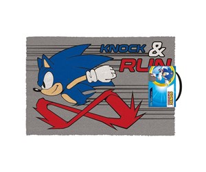 Reklameartikler - Pyramid - Sonic The Hedgehog: Knock And Run - Dørmatte - 5050293865294