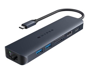 Dokkingstasjon - Hyper Drive Next - 7 port USB-C HUB - Thunderbolt 4 - HD4003GL